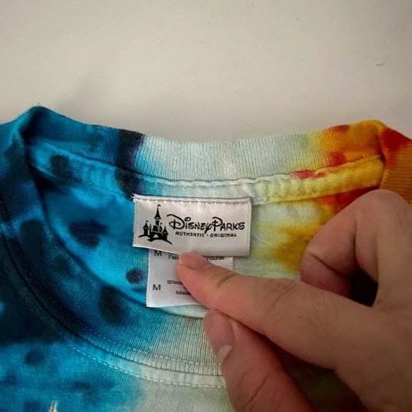 Walt Disneyworld 2013 Multicolor Tie Dye Shirt - Picture 3 of 3